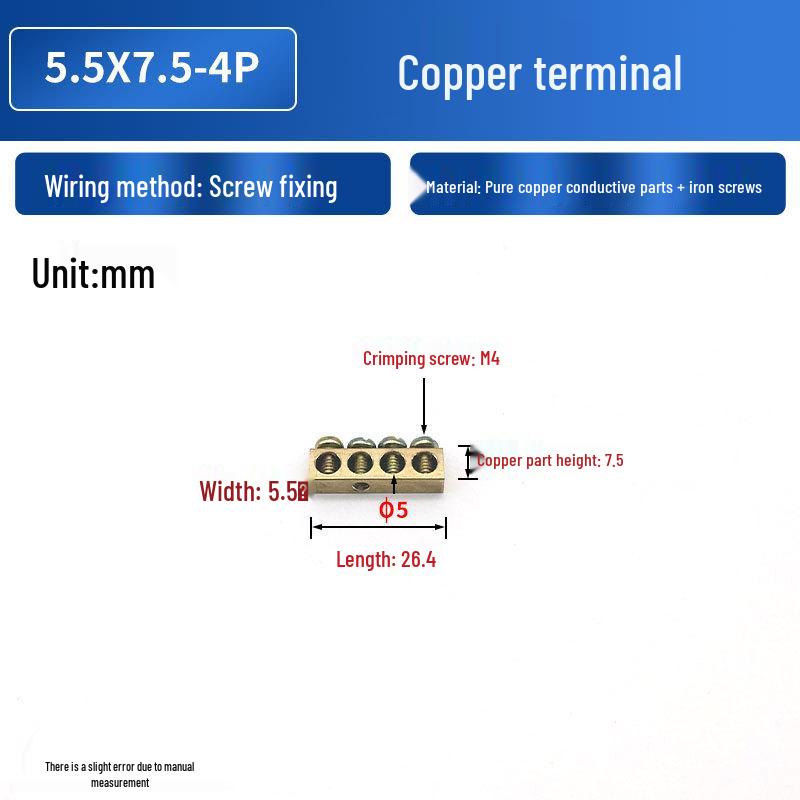 PZ30 Copper Terminal Blocks with Screws