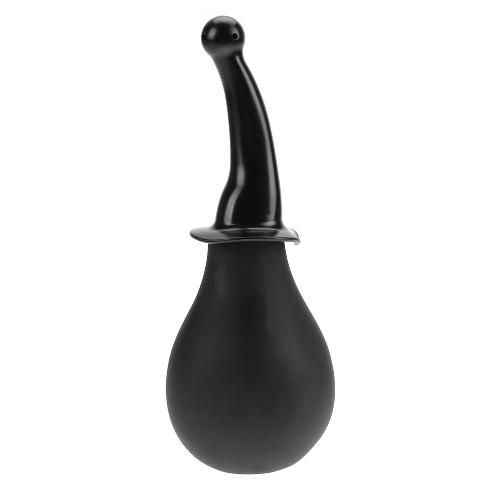 

Чорний Унісекс М який Силіконовий Анальний Душ Клізма Груша Портативний Вагінальний Набір для Чищення Анальний Очищувач A6