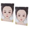 2pcs Kids Face Painting Exercise Board Reusable Face Painting Exercise Template Washable Makeup