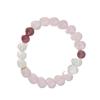 Originales Nischen-Design Natürliches Litschi-Rosa Kristallarmband Erdbeer-Kristallperlenarmband DIY-Kristallarmband wie auf Xiaohongshu gesehen