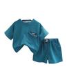 Cotton Soft Baby Boys' and Girls' Clothing Sets Casual Fashion Kids Short Sleevesuits Summer Wear