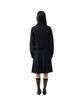 Iuga Makaras Belted Bag Pleats Midi Skirt (Black)