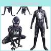 Kostým Venom Spider-man Cosplay Kombinéza s Vynikajícím Designem a Prodyšnou Látkou pro Děti a Dospělé