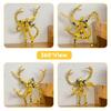 3D Printed Multi-Jointed Movable Figures Unique Design Simulation Miniature Models for Home Car Office Tabletop Ornament