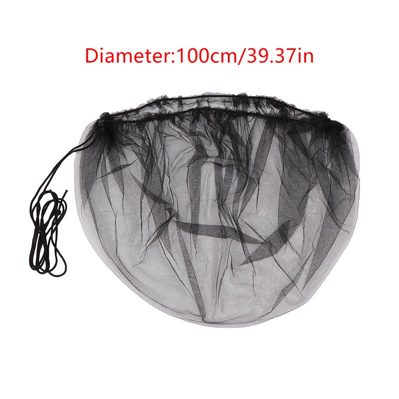100Cm Mesh Cover Netting For Rain Barrels Water Collection Buckets Cover Water Tank Protection Lid Gardening Tool
