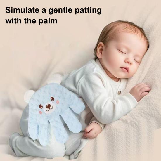 Baby Patter for Sleep Automatic Patting Soothing Palm Cartoon Animal Startle Prevention Toy Baby Sleep Aid for Comforting Boys Girls 0-3 Years Old