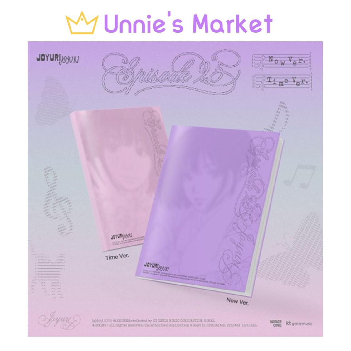 

[Pre-order][SITE POB] JO YURI - Episode 25 3rd Mini Album (Now ver. / Time ver.) + Free Gift NO POB_RANDOM VER.