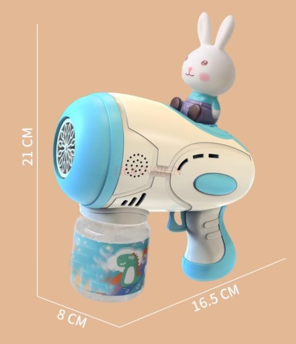 New Bubble Machine Children'S Handheld Internet Popular Popular Gatling Fully Automatic Electric Bubble Blowing Gun Toy