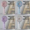 Mini Usb Handheld Fan With Detachable Base And 3speed Adjustable Airflow