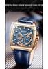 Sanda Men's Waterproof Quartz Watch with Leather Strap - Stylish and Durable Design