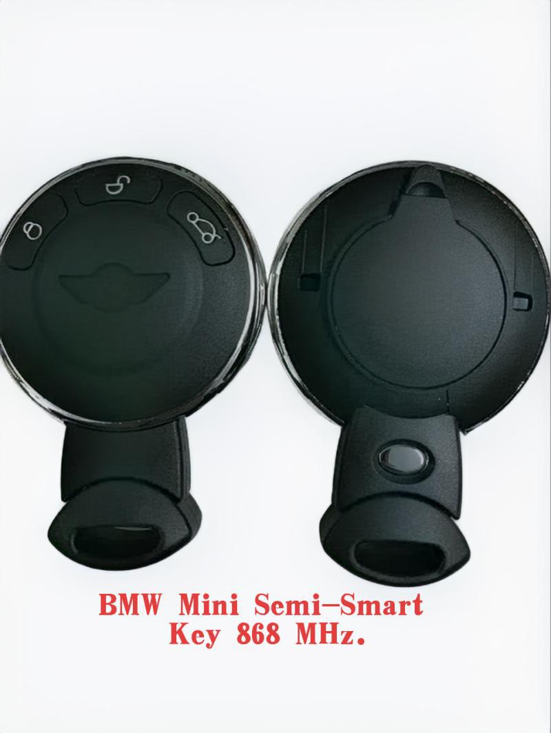 

BMW Mini 3-Button Car Key - 868MHz Compatible BMW Mini Semi-Smart Key 868 MHz чёрный