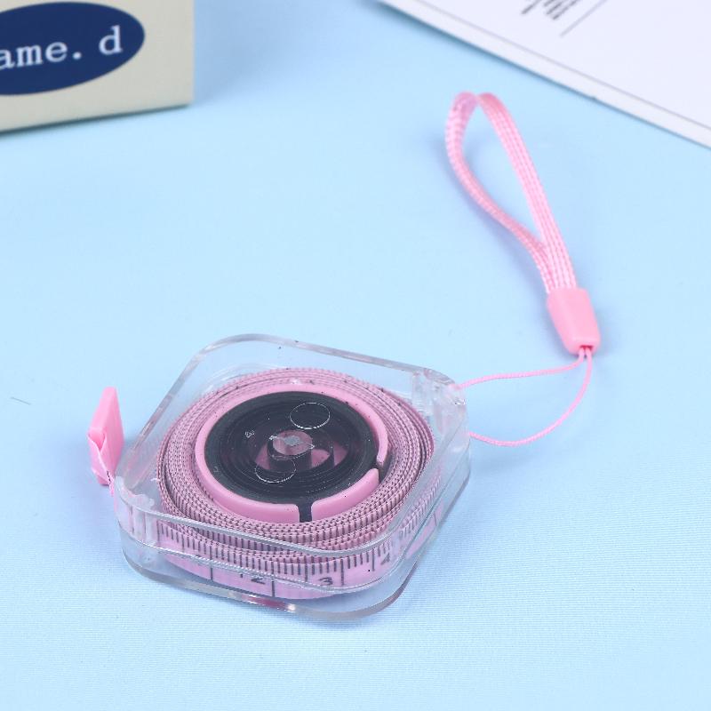 2-Meter Mini Metrisch Und Imperial Langlebiges Maßband Multifunktional Und Hochpräzise Haushalts Schrumpf-Maßband