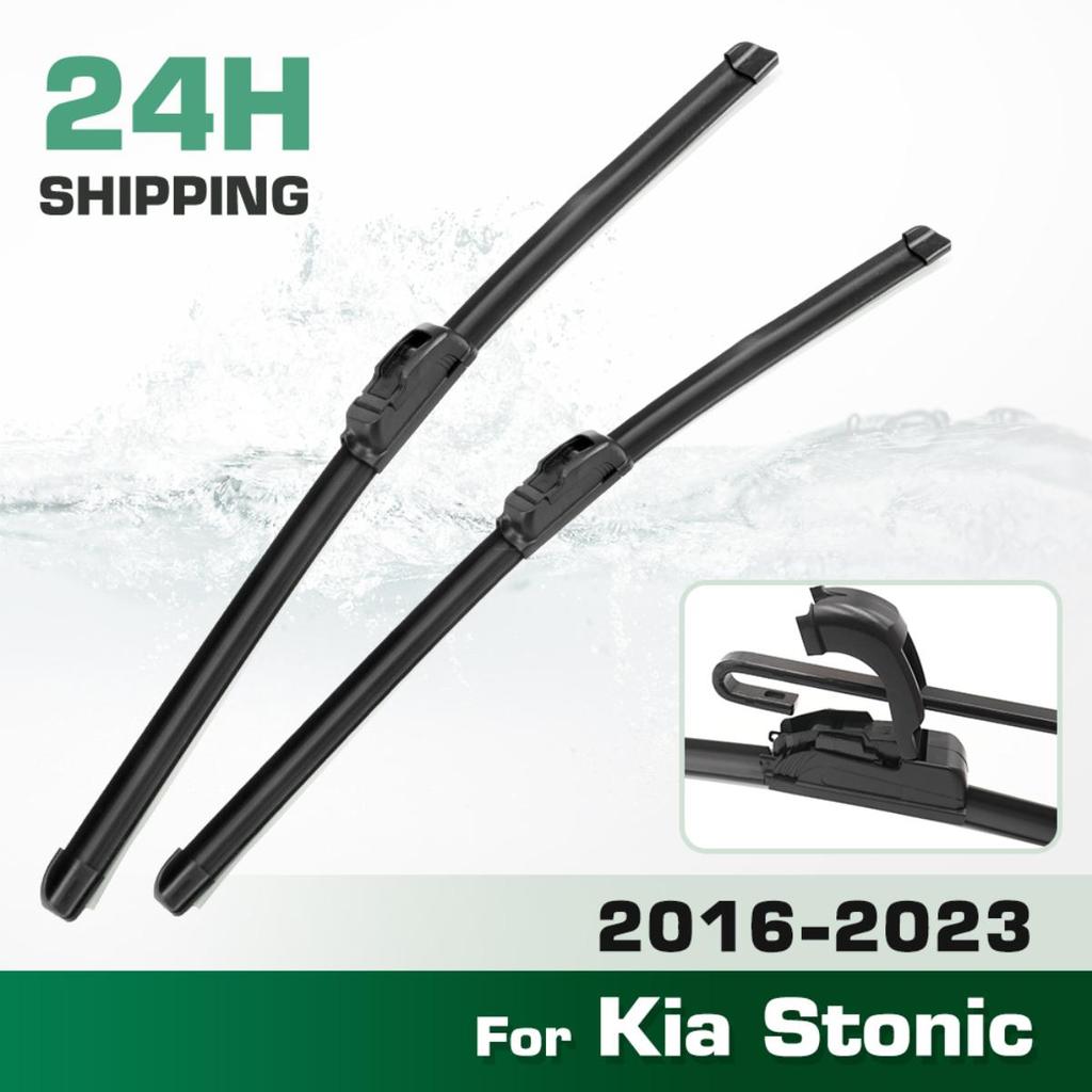 För Kia Stonic 2016-2023 2017 2018 2019 2020 2021 2022 Torkarblad Framruta Vindruta Fönster Borste 26"+16