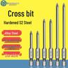 High Hardness Magnetic S2 Phillips Head Screwdriver Bits with Hand Drill Extension