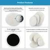 Polished Stone Countertop Wool Buffing Pad for Angle Grinder