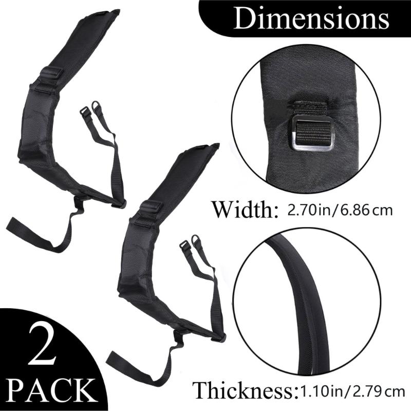 2Pcs 4282-710-9020 Comfortable Shoulder Backpack Blower Straps for BR700 BR600 BR550 BR500 Blower Length Adjustab