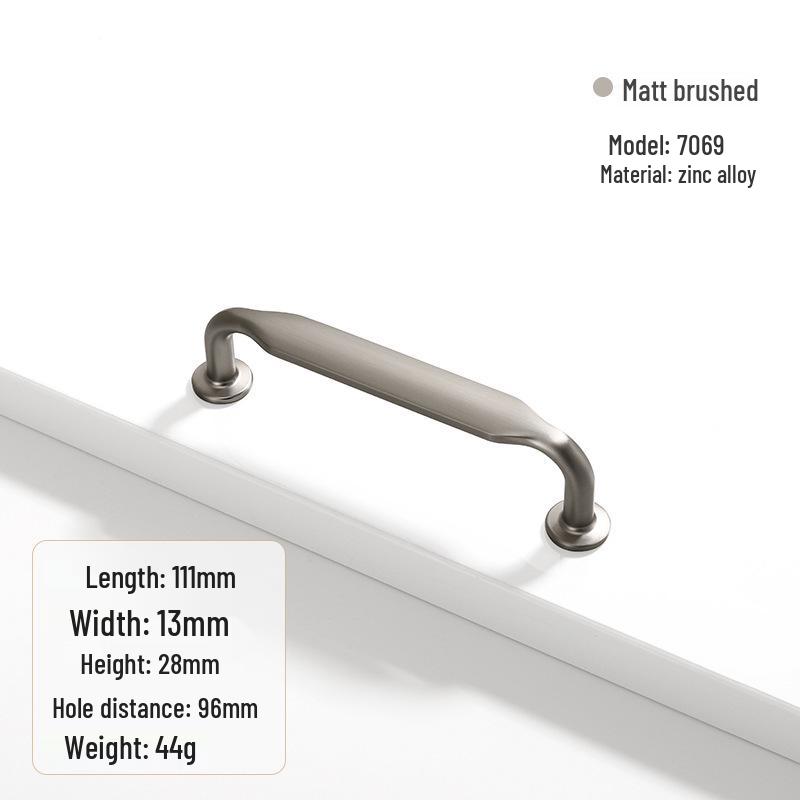 Modern Zinc Alloy Cabinet and Drawer Handle - Furniture Hardware Accessory