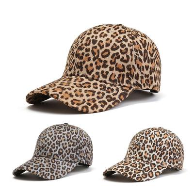Leopard Print Baseball Cap - Unisex European and American Outdoor Sunshade Sunscreen Cap for Spring and Summer