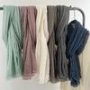 Artistic Style Long Solid Color Scarf for Women Summer and Autumn Photography Shawl Sunscreen Scarf