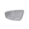 Silver Right Passenger Side Rearview Mirror Cap Cover For Honda Civic 2012-2015