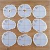 1Pcs Wave Coaster Table Mold Silicone Diy Baking Mirror Resin Cloud Epoxy Mold