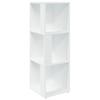 Corner Shelf White 33 X 33 X 100 Cm Particleboard