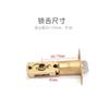 Plastic Steel Door Lock, Three Bar Spherical Lock, Bathroom Door Lock, Three Fork Lock, White Room Door Lock