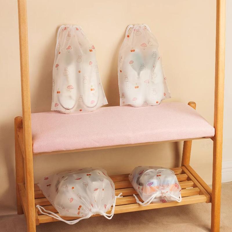 Tragbare Reiseaufbewahrungstasche EVA Wasserdicht Schuh Kleidung Organizer Kordelzugbeutel Make-up Tasche Unterwäsche Organizer Beutel