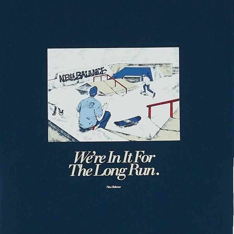 New Balance ANB SS22 T Shirt Men's Blue (Unisex) T-Shirts AMT22376 BGV