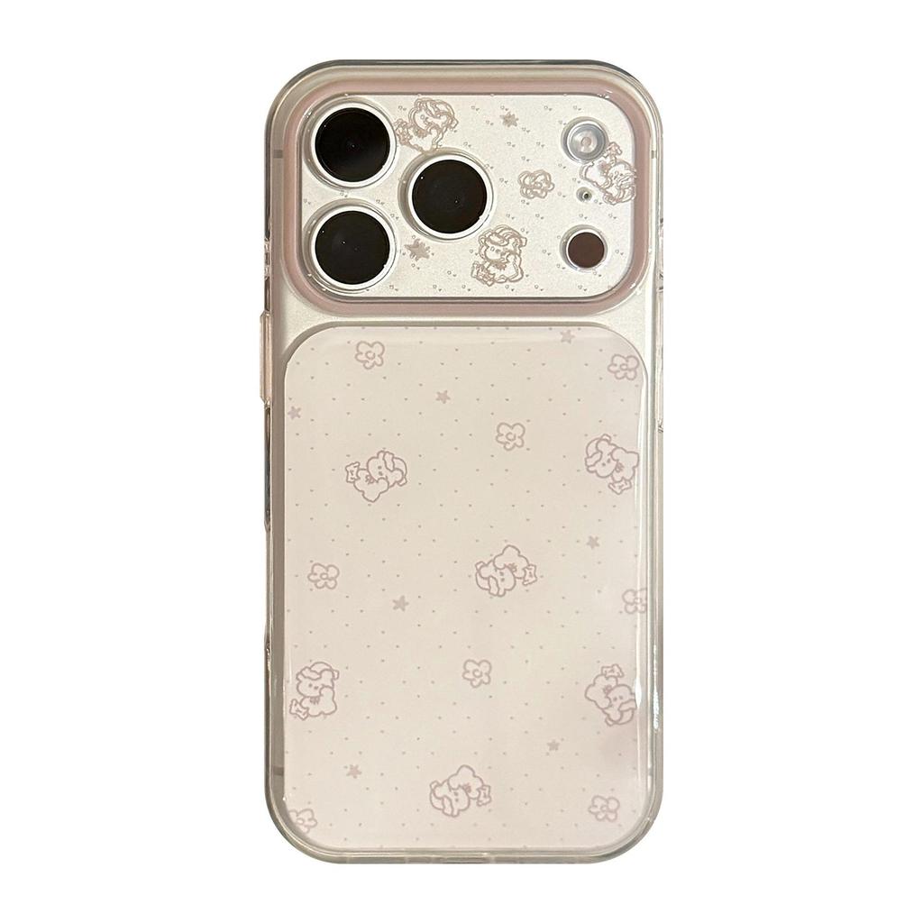 Minimalist Bear Phone Case for iPhone 16, iPhone 17, and iPhone 17 Pro Max