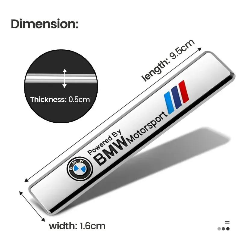 Car 3D Rear Trunk Emblem Badge Car Stickers For BMW M X1 X3 X5 X6 X7 E84 F48 F25 G01 F15 G05 E71 E46 E90 G20 G30 M1 M2 M3