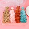 15*100cm Doll Hair High-Temperature Curly Wigs 1/6 1/4 1/3 Doll Mini Tresses Fashion Screw Periwig DIY Toy Toupee Accessories