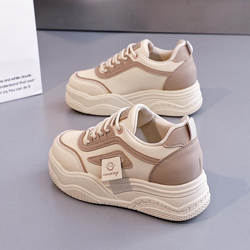 Spring new platform sports board shoes female ins student versatile casual shoes HXQ