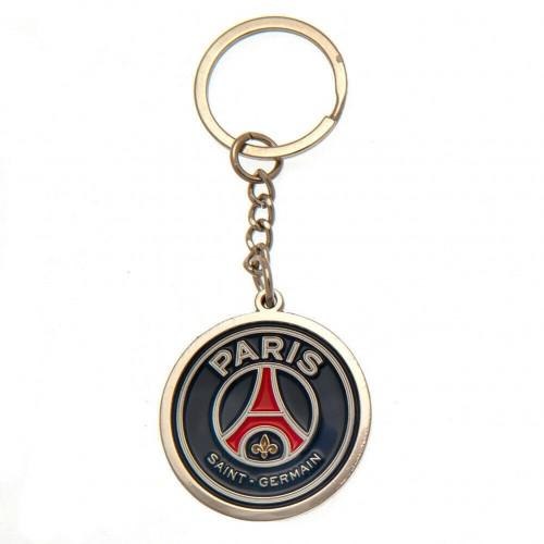 Paris Saint Germain FC Crest Keyring