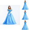 Elegant Cinderella Costume Dress For Women Perfect For Halloween Parties And Events