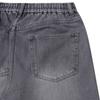 Customellow Gray Wide Fit Banding Jeans Cwpam25390gyl