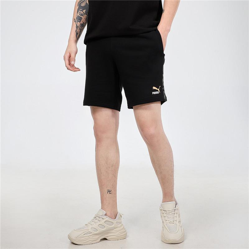 Puma Casual Sports Drawstring Shorts Men Bottoms Black 532662-51
