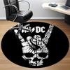 1pc AC/DC Highway to Hell Office Round Area Rug, Under Office Chairs Bedroom Living Room Home Decor  a1022318