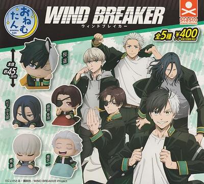 Onemutan WIND BREAKER Set mit 5 Arten Standfiguren Gachapon Kapselspielzeug [Komplett (komplettes Set)]