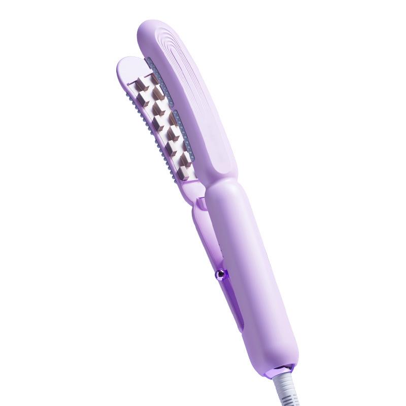 Corn Perm Negative Ion Curling Iron: Damage-Free, Fluffy Styling Crimper for High Skull Tops