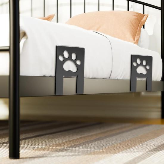 6Pcs Adjustable Non-Slip Mattress Gaskets Metal Mattress Slide Stopper Keep