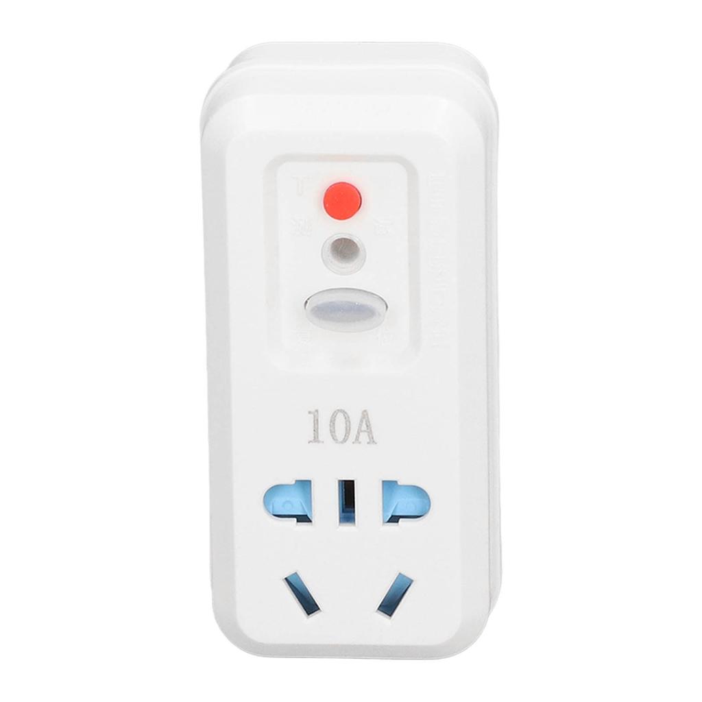 10A Leakage Protector Outlet Adapter Plug In Circuit Breaker Conversion Receptacle