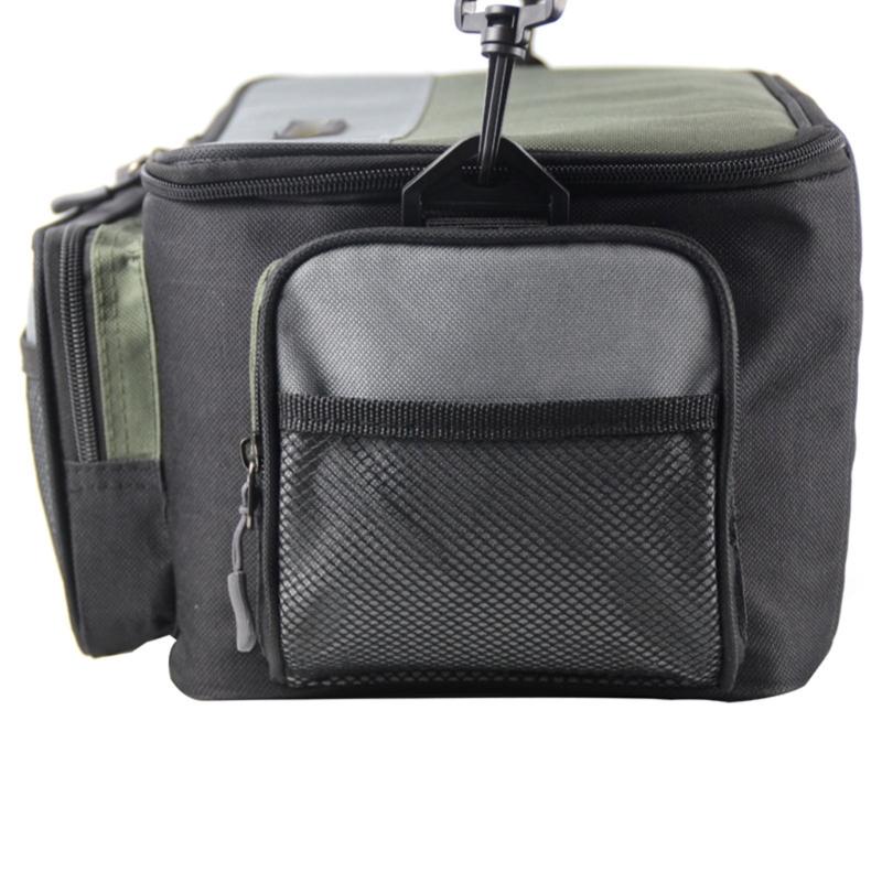 Large Capacity Fishing Tackle Bag Fishing Gear Bag Multipockets Carrying Pouches