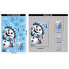 Christmas Window Stickers Winter Snowman Santa Claus Snowflake Elk Static Stickers Glass Ornaments Merry Christmas Posters