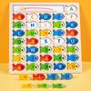 Wooden Educational Toy: Magnetic Fishing, Color Sorting, Number & Letter Recognition Game for Children
