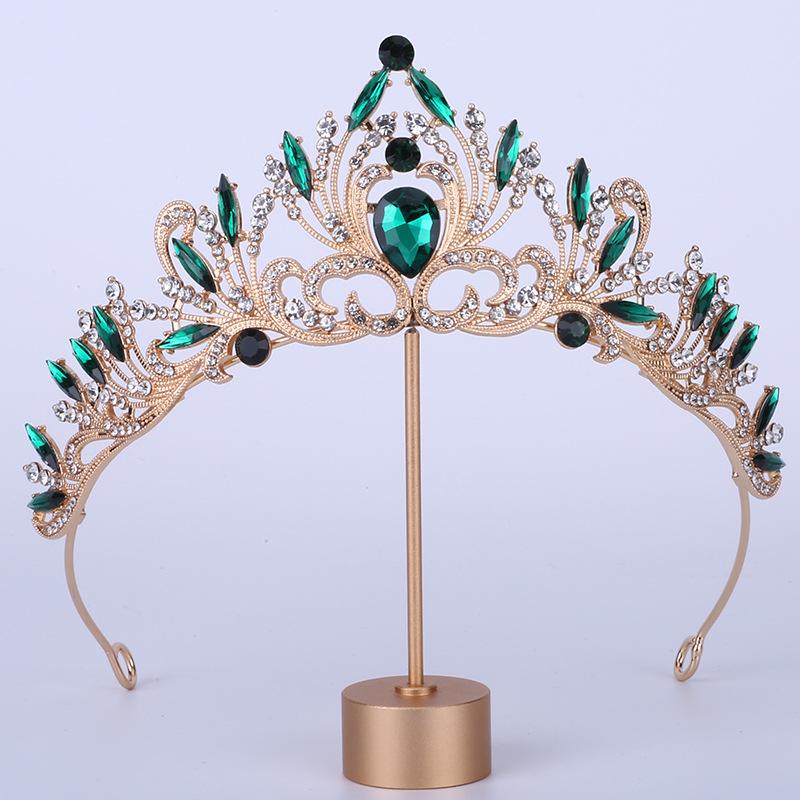 Bride Crown Headdress Birthday Wedding Hairband Jewelry Queen Wedding Alloy Hair Accessory Crown