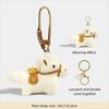 Cute Stuffed Animal Key Ring Creative Chinese New Year Gift Zodiac Pony Figurine  Festive Decor