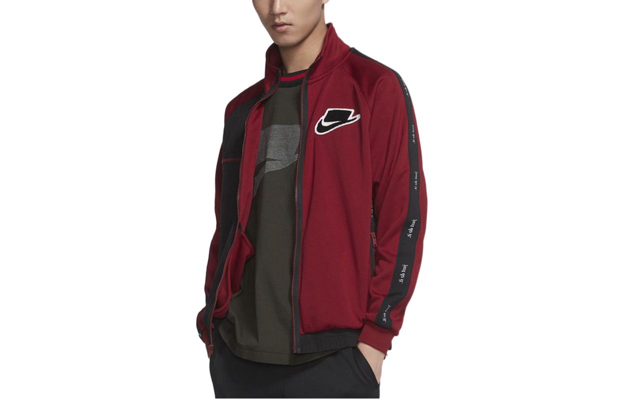 Nike Jackets Men s Red Stand Collar Moderate Other BV4604-677 S