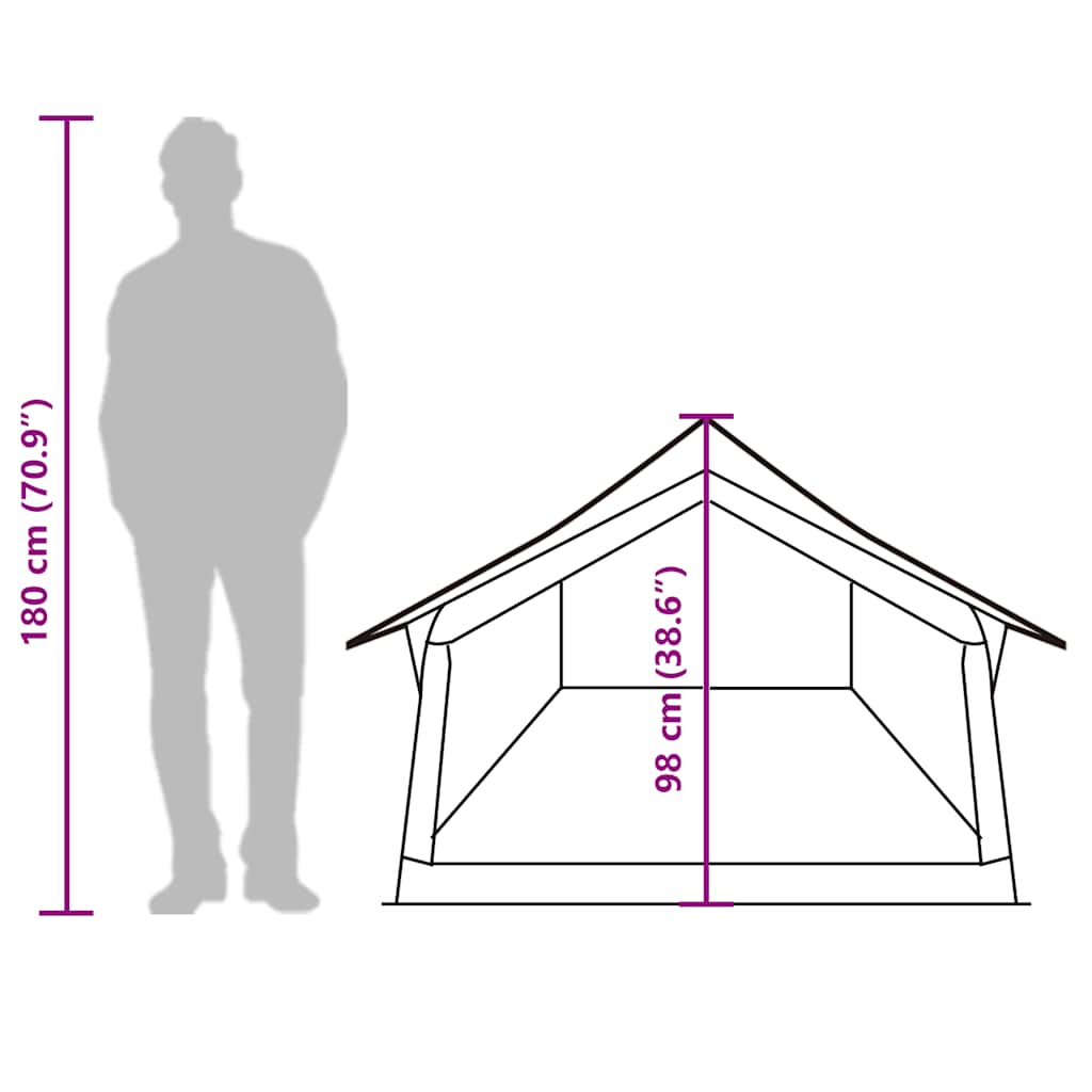 2 Person Camouflage Camping Tent Waterproof