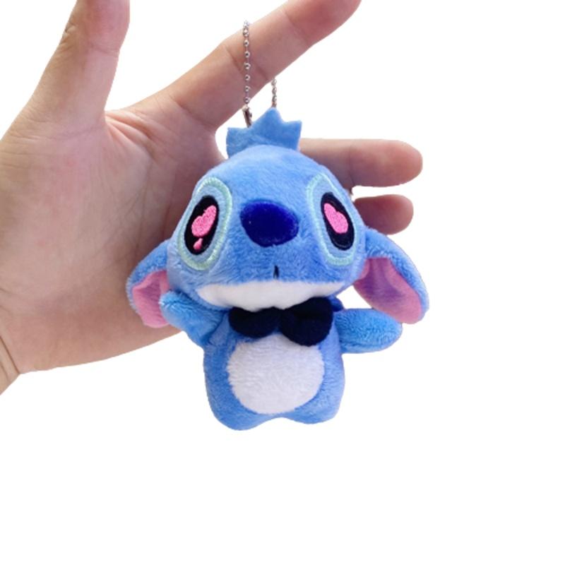 

Stitch Angel Plush Keychain Bag Pendant- Kids Xmas Gift Love Eyes Stitch